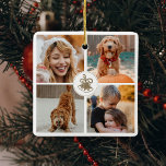 Cute Christmas Photo Family Gift Ceramic Ornament<br><div class="desc">Cute Christmas Photo Ceramic Ornament Get into the holiday spirit with our charming Christmas Ornament! Whether you're looking for a gift for family or friends or just want to add a festive touch to your christmas tree, this ornament will make your decoration stand out. Easy to customise with your photos...</div>