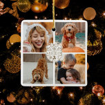 Cute Christmas Photo Family Gift Ceramic Ornament<br><div class="desc">Cute Christmas Photo Ceramic Ornament Get into the holiday spirit with our charming Christmas Ornament! Whether you're looking for a gift for family or friends or just want to add a festive touch to your christmas tree, this ornament will make your decoration stand out. Easy to customise with your photos...</div>