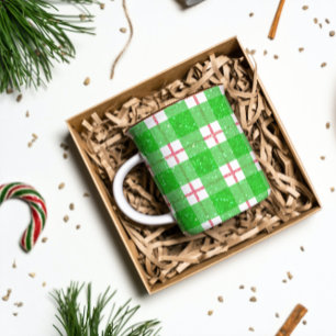 Cute Christmas Plaid Mug
