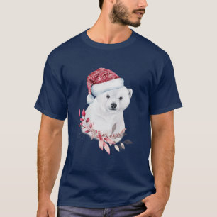 Cute Christmas Polar Bear Cub T-Shirt