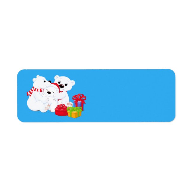 Cute Christmas Polar Bears (Front)