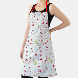Cute Christmas Polar Bears Apron