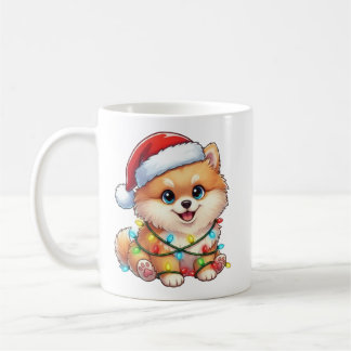 Cute Christmas Pomeranian Mug