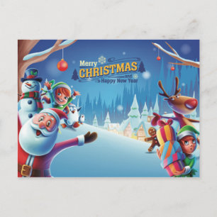 Cute Christmas Postcard
