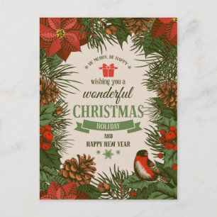 Cute Christmas Postcard