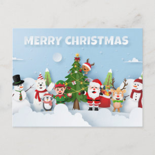Cute Christmas Postcard