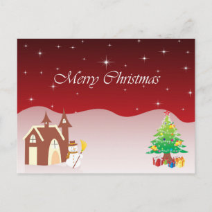 Cute Christmas Postcard