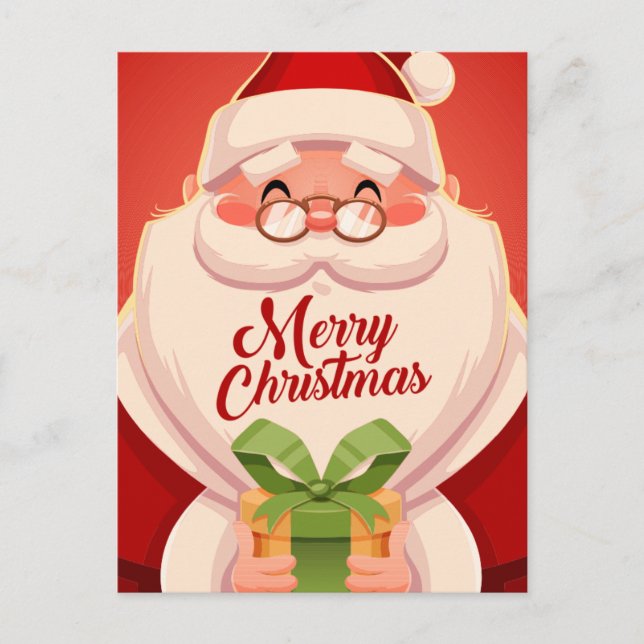 Cute Christmas Postcard (Front)