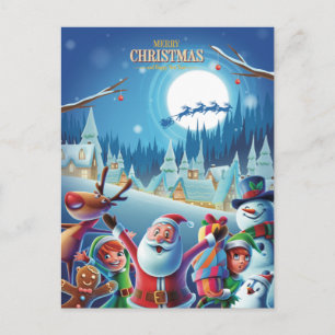 Cute Christmas Postcard