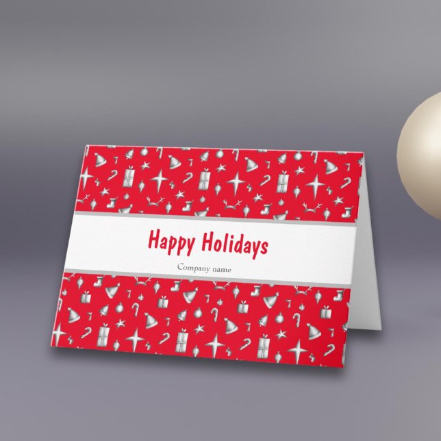 Cute Christmas Presents and Stars Illustrated Card (Creator Uploaded)