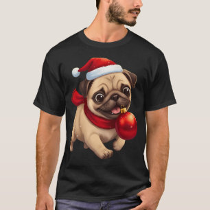 Cute Christmas Pug T-Shirt