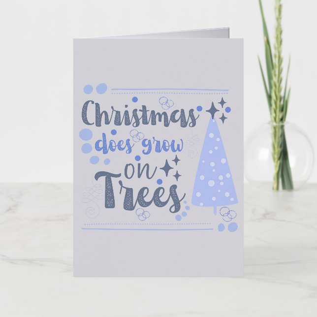 Cute Christmas Pun Personalised Holiday Card (Front)