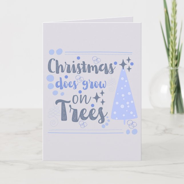 Cute Christmas Pun Personalised Holiday Card (Front)