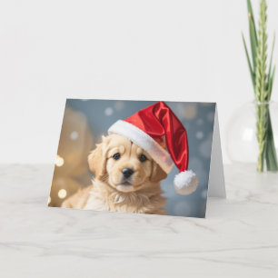Cute Christmas Puppy Card
