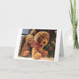 **CUTE CHRISTMAS PUPPY FOR YOU** AT CHRISTMAS CARD