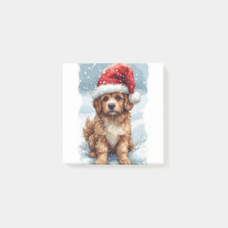 Cute Christmas Puppy Post-it Notes