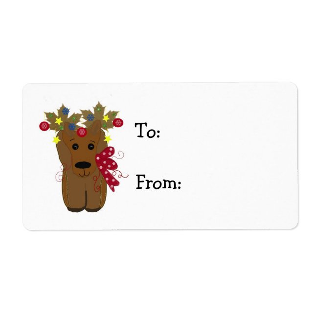 Cute Christmas Reindeer (Front)