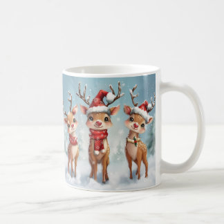 Cute Christmas Reindeer Mug – Cozy Holiday Mug 