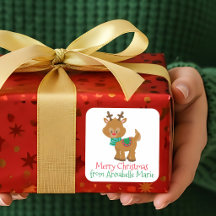 Cute Christmas Reinder Customised From Gift