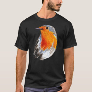 Cute Christmas Robin Costume Bird Watcher Birding  T-Shirt