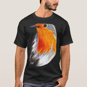 Cute Christmas Robin Costume Bird Watcher Birding  T-Shirt