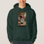 Cute Christmas Santa Gnome Hoodie<br><div class="desc">Bring festive cheer to your holidays with this adorable Christmas Santa gnome design. With a fluffy white beard, rosy cheeks, and a cosy red hat decorated with snowflakes, this cute gnome captures the true magic of Christmas. The snowy background and warm holiday lights make it a perfect seasonal artwork that...</div>