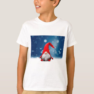 Cute Christmas Santa Snow Stars T-Shirt