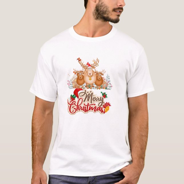 “Cute Christmas Shirt – Holiday Aesthetic Tee” (Front)