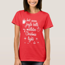 Cute Christmas Shirt Women Holiday Tee Adult