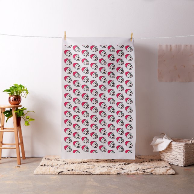 Cute Christmas skull Fabric (In Situ)