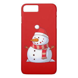 Cute Christmas Snowman iPhone 8 Plus/7 Plus Case