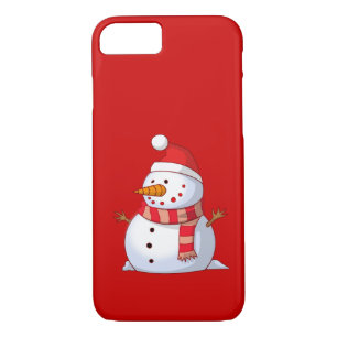 Cute Christmas Snowman iPhone 8/7 Case