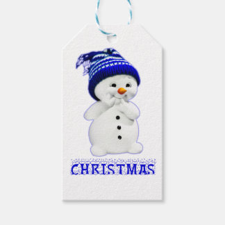 Cute Christmas Snowman Gift Tags