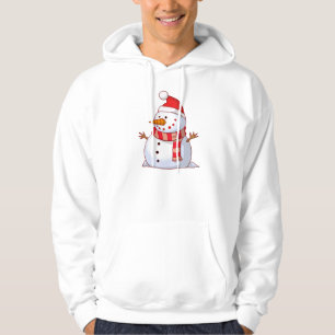 Cute Christmas Snowman Hoodie