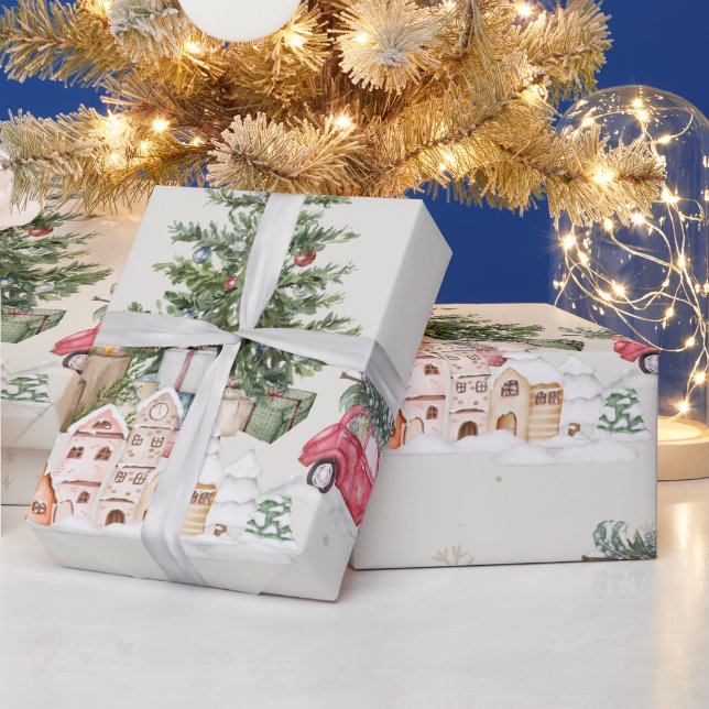 Cute Christmas Sparkle Wrapping Paper (Holidays)