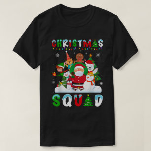 Cute Christmas Squad Holiday Design T-Shirt