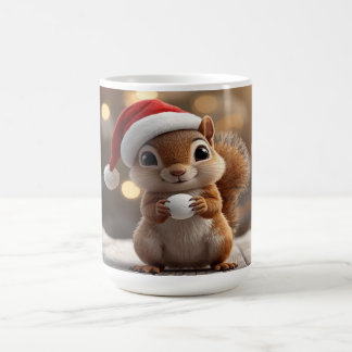 Cute Christmas Squirrel Holiday Mug