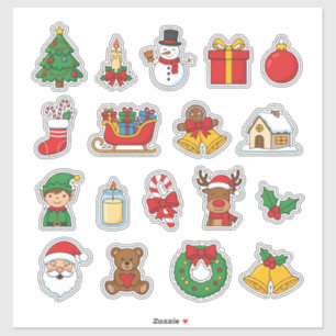 Cute Christmas Sticker Bomb Phone Case   Holiday P