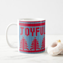 Cute Christmas Sweater Joyful | Mug