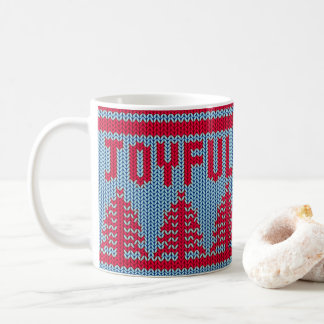 Cute Christmas Sweater Joyful | Mug