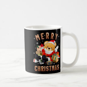 Cute Christmas Teddy Bear Santa Claus  Coffee Mug