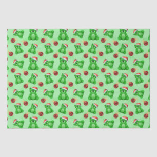 Cute Christmas Teddy Bears  Tissue Paper