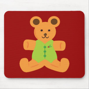 Cute Christmas Teddybear Mouse Mat