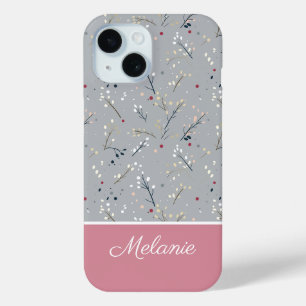 Cute Christmas Themed Pattern iPhone 15 Case