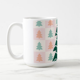 Cute Christmas Tree Holiday Design. Coffee Mug