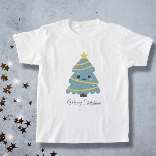 Cute Christmas Tree on Kid's T-Shirt