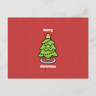 Cute Christmas Tree Postcard