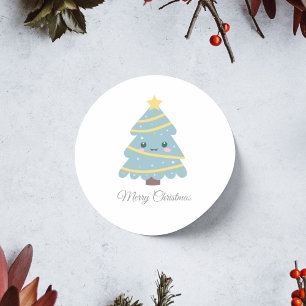 Cute Christmas Tree Sticker