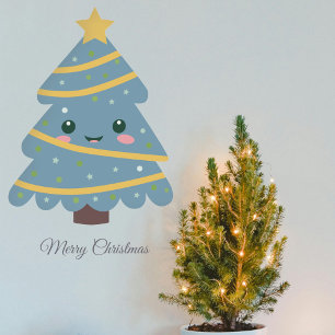 Cute Christmas Tree Wall Decal