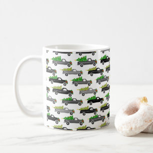 Cute Christmas Trucks Trees Xmas Holiday Coffee Mug